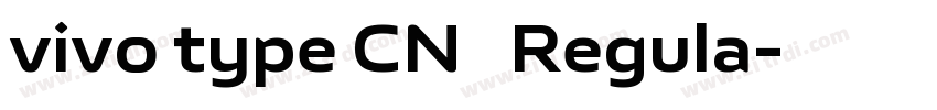 vivo type CN简 Regula字体转换